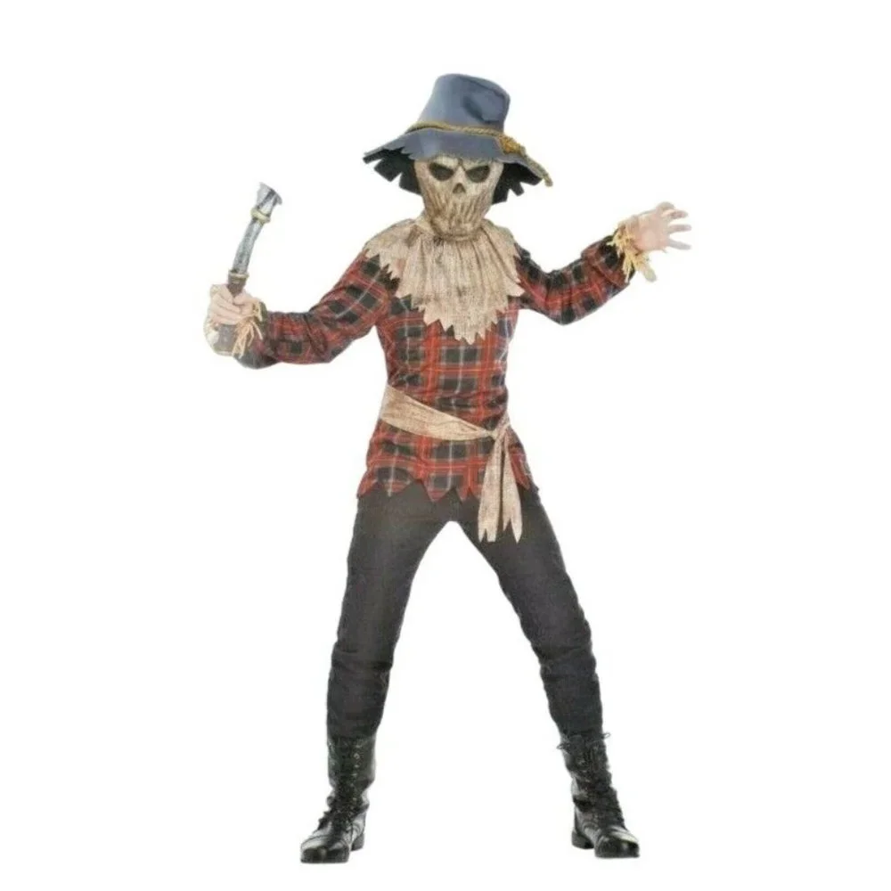 California Harvest of Horror 7 PC Boy's Costume Med (8-10) New (Halloween)